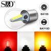 1Pc 1156 1157 8SMD 3030 Led Glass Bulb BA15S BAY15D P21W P21/5W LED R5W R10W Car Tail Turn Signal Light Brake Reverse Lamp 12V White Red Yellow