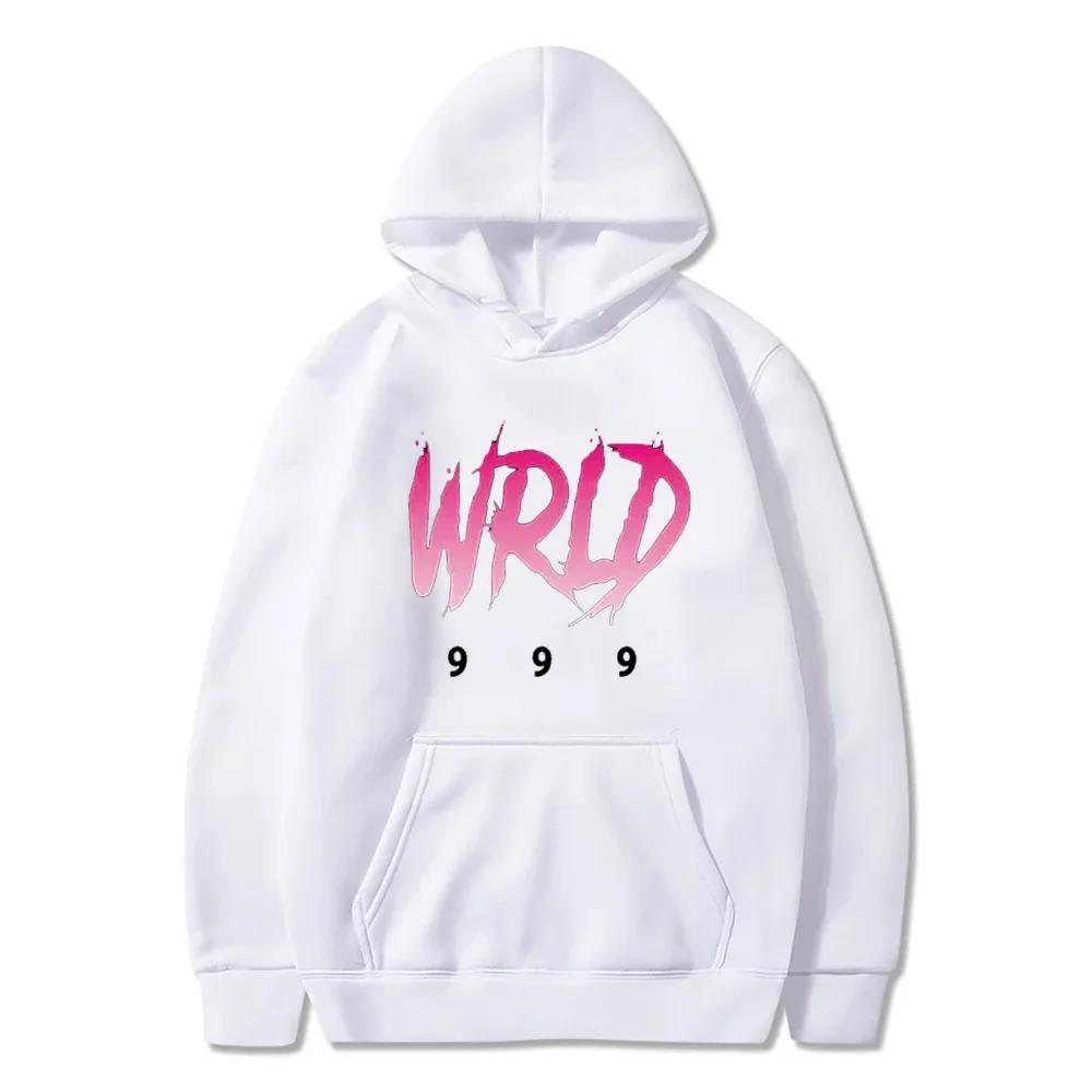 American Singer Juice Wrld Print Fashion Loose Hooded Sweater For Unisex And WoUnisex Hip Hop Cotton Sport Unisex's Hoodie