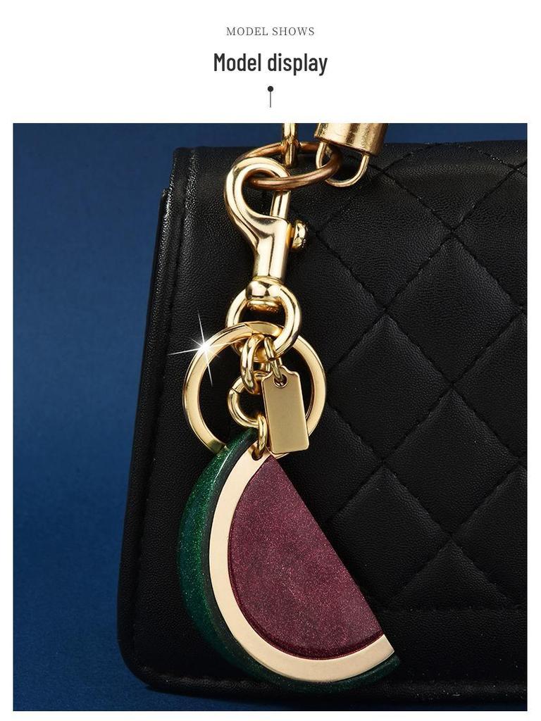 Exquisite Women's Watermelon Pendant Keychain Bag Charm