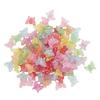 100pcs Butterfly Shape Beads Plastic Material Relaxing DIY Making Colorful Craft Beads for Jewelry