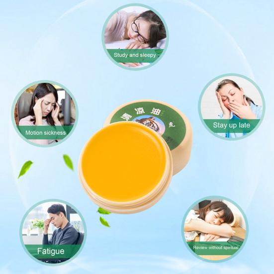 15/20G Cooling Balm Headaches Migraines Muscle Pain Bite Itching Fatigue Relief Calming Natural Summer Traveling Portable Cooling Cream