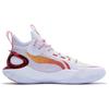 New LiNing SONIC Ultra Cushioning Anti Slip And Wear Resistant Mid Top Basketball Shoes Men's White Red ABAS145-9