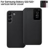 Smart View Mirror Flip Case Cover For S22 5G S22+ 5G S22 Plus 5G Smart Clear View Phone Cover