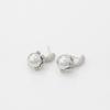 Women's Wedding Bridal Freshwater Silver Pearl Noble Earrings
