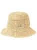 SHIPS ANY Openwork Paper Bucket ONE SIZE Women's Hat, Hat, 728530003, Beige,