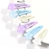3Pcs Cute Star Shape Hair Clips For Women Candy Color Bang Side Snap Clip Fine Lightning Girls Hair Accessories For Daily Use