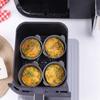 Аксессуары для яиц Ramekins Силиконовые формы для яиц для фритюрницы Новые формы для яиц-браконьеров для фритюрниц