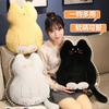Cute Cat Throw Pillow Doll Girl Bed Sleeping Kitten Doll Soft Plush Doll Birthday Gift