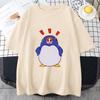 Azumanga Daioh Chiyo Mihama T-shirts WOMEN Summer Penguin Japanese Anime Tshirts 100% Cotton Kawaii/Cute Short Sleeve Streetwear