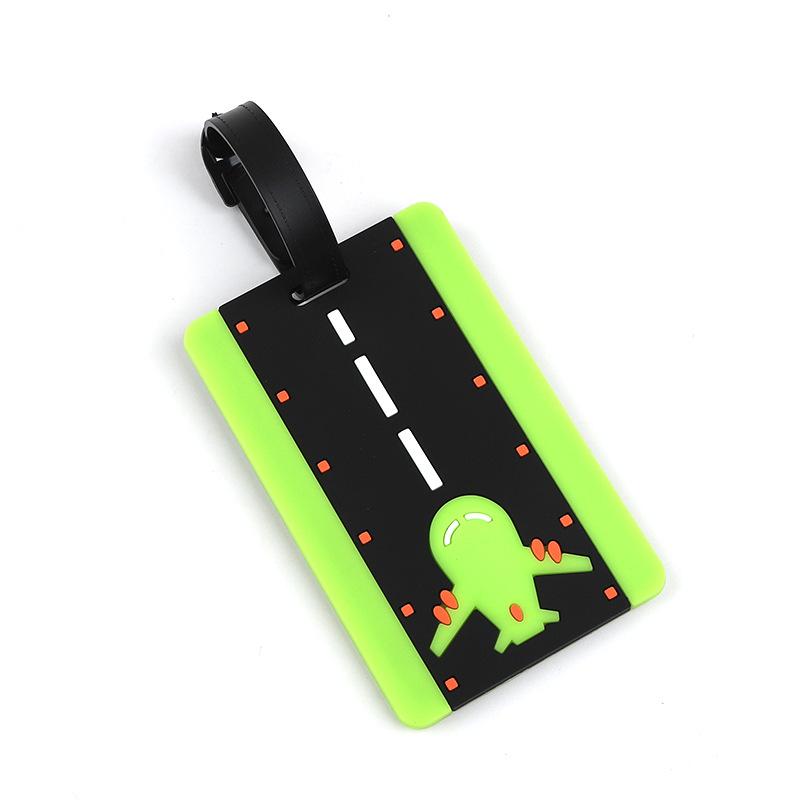 1pc Cartoon Animal PVC Luggage Tag Women Men Holiday Travel Accessories Suitcase Tags Name ID Address Lable Travel Luggage Tags
