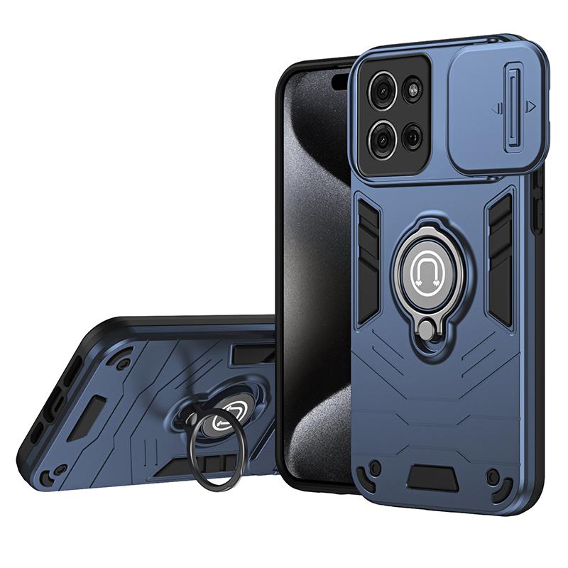 Moto G45 G64 G75 Armor Shockproof Defender Phone Case For Motorola Moto G75 Magnetic Wireless Charging Hard PC+TPU Back Cover
