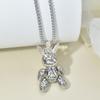 Movable Rabbit Necklace Trend Punk Versatile Hip Hop Men'S And Women'S Sweater Sweater Chain Accessories