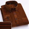 Comfortable Autumn Winter Regular Fit Long Sleeve Corduroy Soft Men Casual Shirts