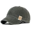Short Brim Washed Cotton Baseball Cap Men Women Fashion Soft Vintage Dad Hat Adjustable Trucker Style Low Profile Caps
