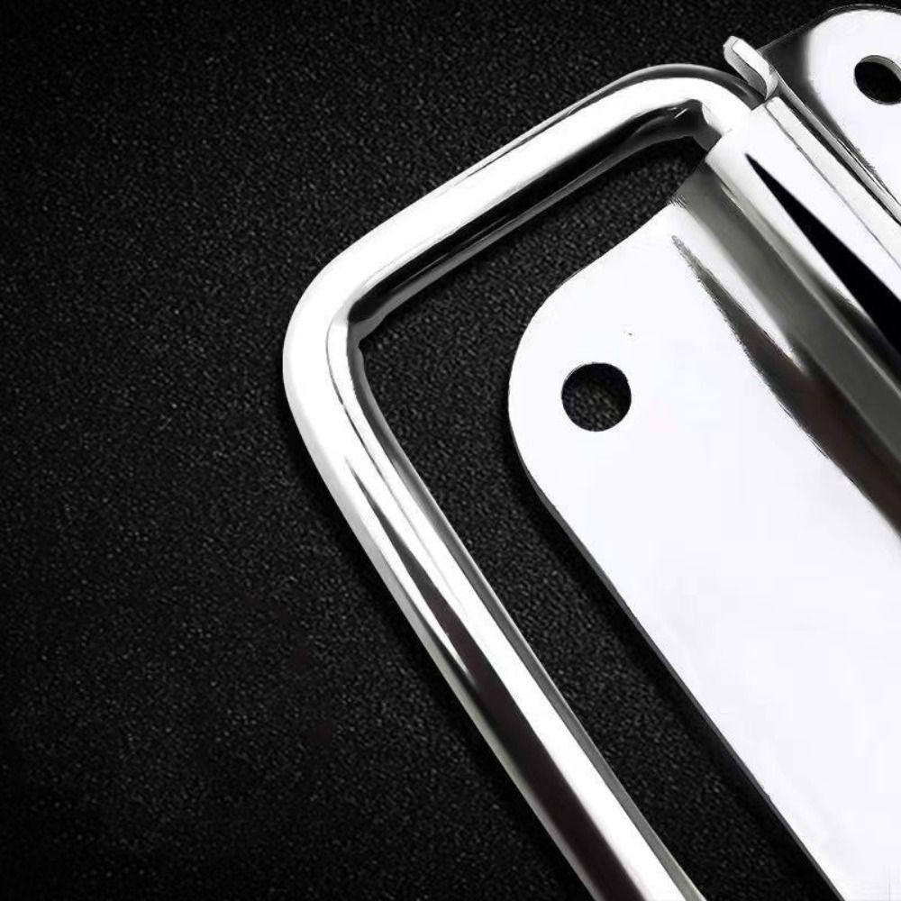 Folding Cabinet Drawer Handle Silver Wooden Box Handle Durable Simple Door Handle