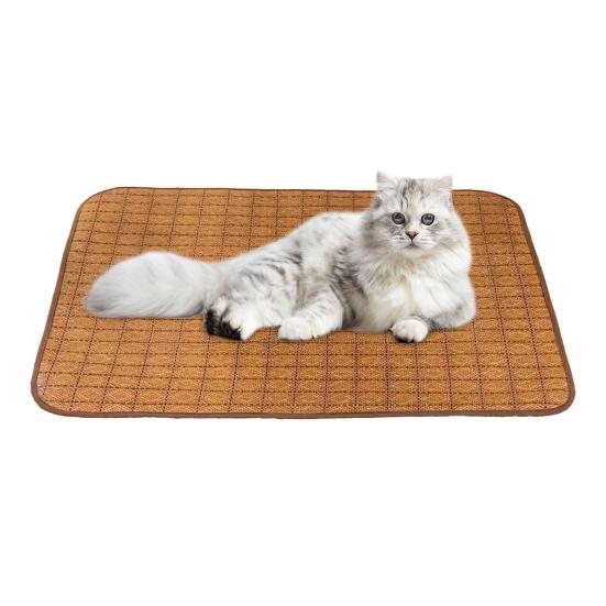 Dog Mat Pet Cooling Summer Pad Breathable Pet Dog Bed Washable Dog Cooling Pad for Outdoor And Indoor