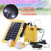 Solar Panel Generator Kit USB Charger Home System with 2 LED Bulbs Power Generation Energy Home Outdoor Garden 9V 3W