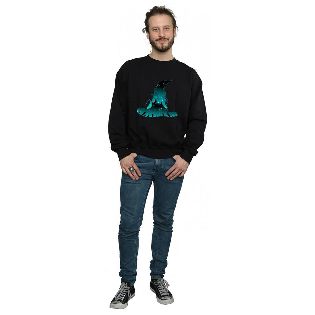 Harry Potter Mens Hogwarts Silhouette Sweatshirt