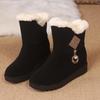 Women's Winter Fleece-Lined Cotton Mid-Calf Boots 2025 - Thickened Warm Fashion Ankle Boots