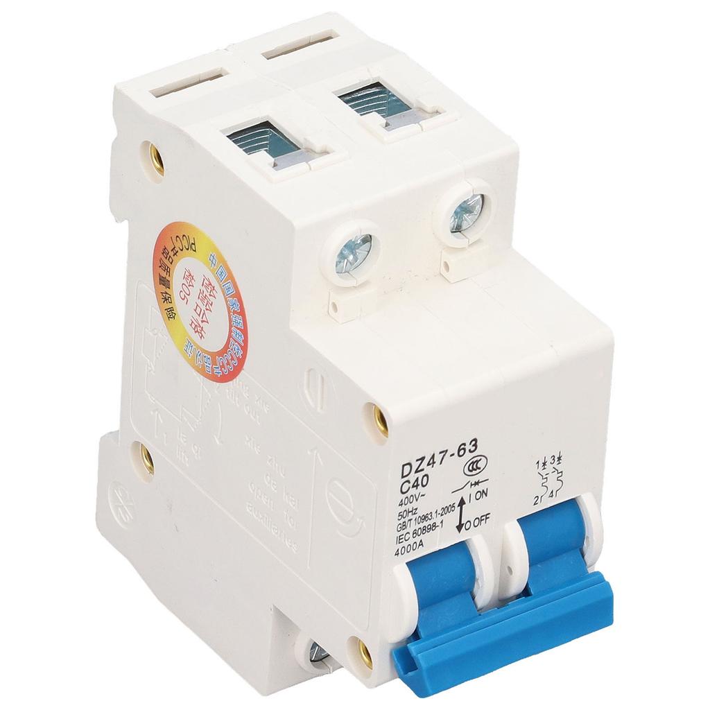2P Miniature Circuit Breaker Multiple Protection Functions High Safety 40A 220V Circuit Leakage