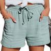 Summer New Fashionable Women's Shorts High Waist Strap Wide Leg Shorts Loose Casual Shorts