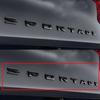 SPORTAGE Badge Sticker Trunk For KIA Sticker Black SPORTAGE Rear Sticker Hood Emblem For Kia SPORTAGE KX3 K5 K3 GT Line ABS