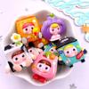 10PCS Resin Colorful Cartoon Milk Trash Can Vegetable Bag Flat Back Stone Figurines Scrapbook DIY Bow Decor Accessories