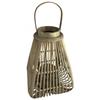 Peardrop Wicker Candle Lantern