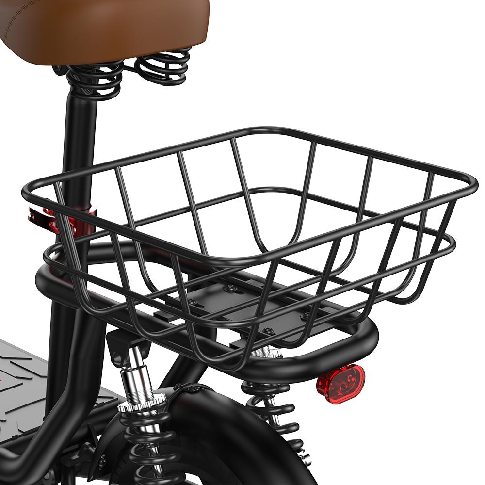 iScooter I12 Electric Scooter For Unisex 25KM/H 500W 7.5Ah 12 Inch Pneumatic Road Tire 30-35KM Range City Commuting E-Scooter with Basket