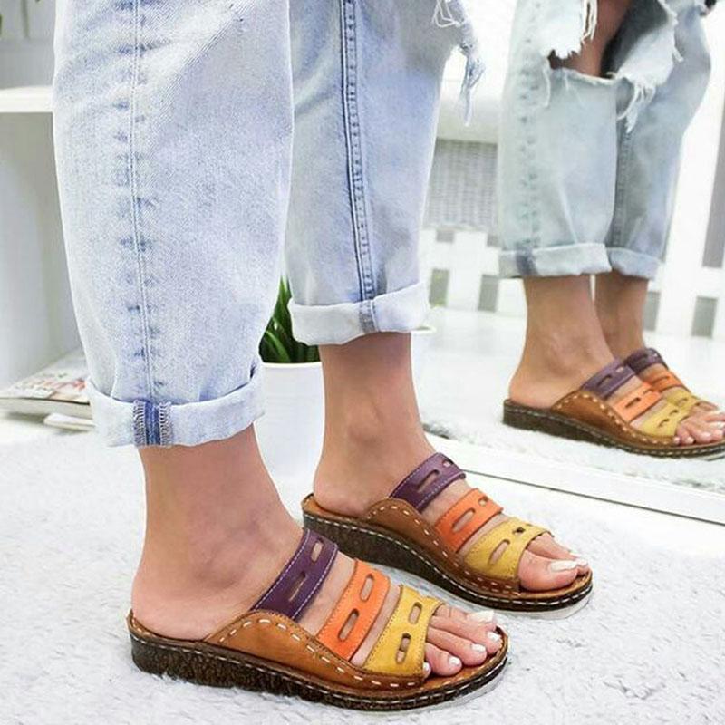 Fashion Platform Sandals Women Shoes Open Toe Shoes Woman Beach Sandals Woman Retro Female Slippers Breathable Footwear Zapatos De Mujer