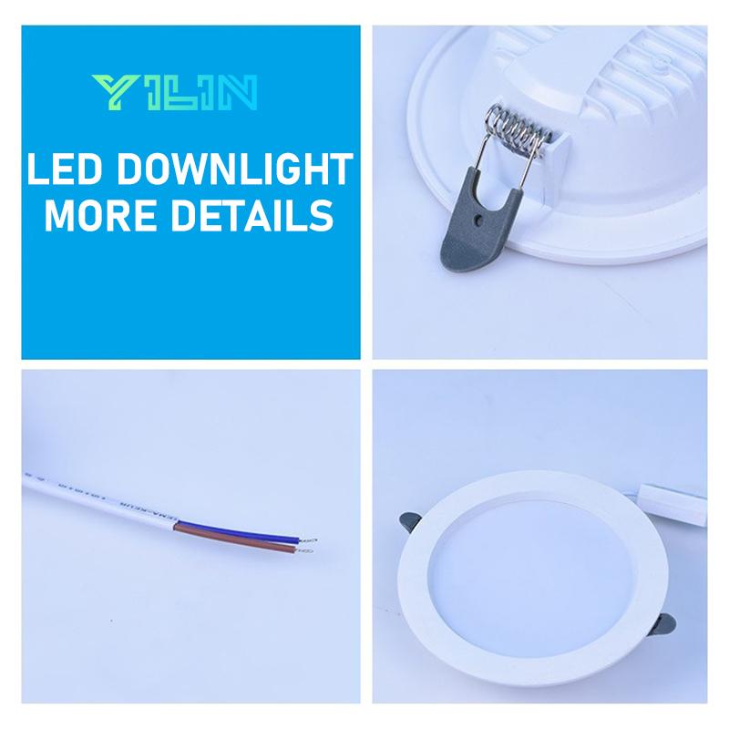 6W 9W 12W 18W LED Downlight 220V Ceiling Light Recessed Down Light Round Panel Lamp LED Spot Light Cold Warm White Neutral Light