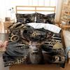 Home Bedding Single Double Bed Full Size Deer Print Pillowcase and Quilt Cover Bedding Home Decoration Bedding Large Bed Quilt Cover Full Size