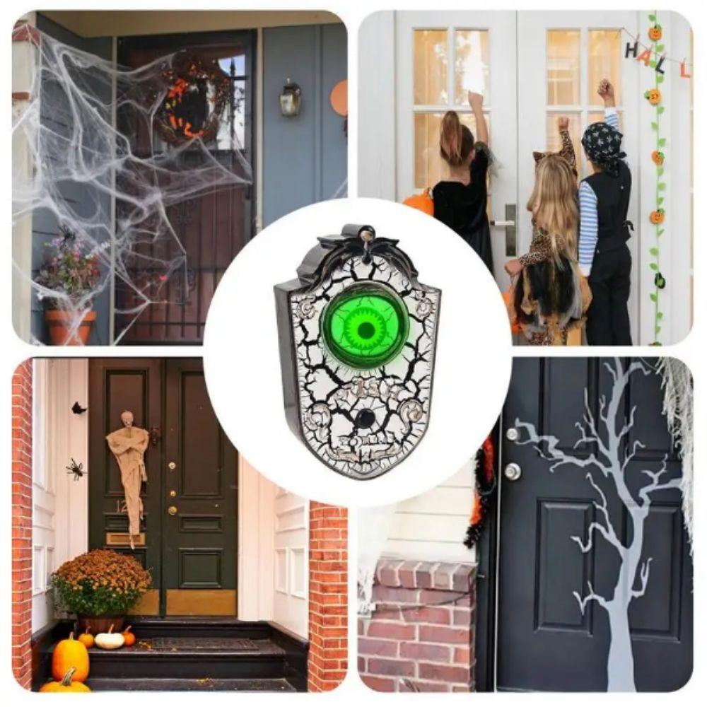 Electric Sounding Eyeball Doorbell Decorative Hanging Doorbell Halloween Doorbell Halloween