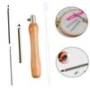 Wooden Handle Embroidery Stitch Pen DIY Craft Embroidery Punch Needle Knitting Embroidery Pen