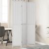 VidaXL Room Divider 3 Panels, Room Separator, Privacy Screen, Living Room Bedroom Screen, White Wood 358719