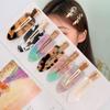 Acetate Seamless Hair Clip Colorful No Bend Barrettes New No Crease Hairpin Women