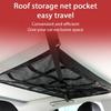 Universal Car Roof Storage Bag Mesh Organizer Net Large Capacity Car Ceiling Storage Net Pocket for Travel Camping
