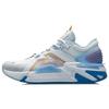 Li Ning 001 Ti Shock Absorbing Non-Slip Low-Top Running Shoes Women Sneaker White Blue AGLR008-1