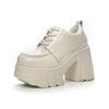 Women's High Heels Lace-up Platform Shoes Women Fashion 11cm High Women's Shoes