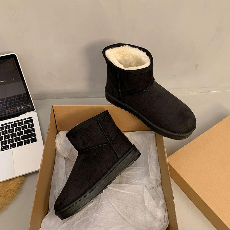 Fashion New Winter Snow Woman Boots Winter Fashion Snow Cotton Plus Velvet Thickened Anti-slip Warm Female Platform Shoes for Women