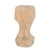 European Style Accessories Furniture Foot Legs Vintage Wood Carved Cabinet Seat Feets Home Decor