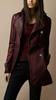 Trench Coat Jacket Handmade Women's Genuine Leather Soft Lambskin Long Overcoat