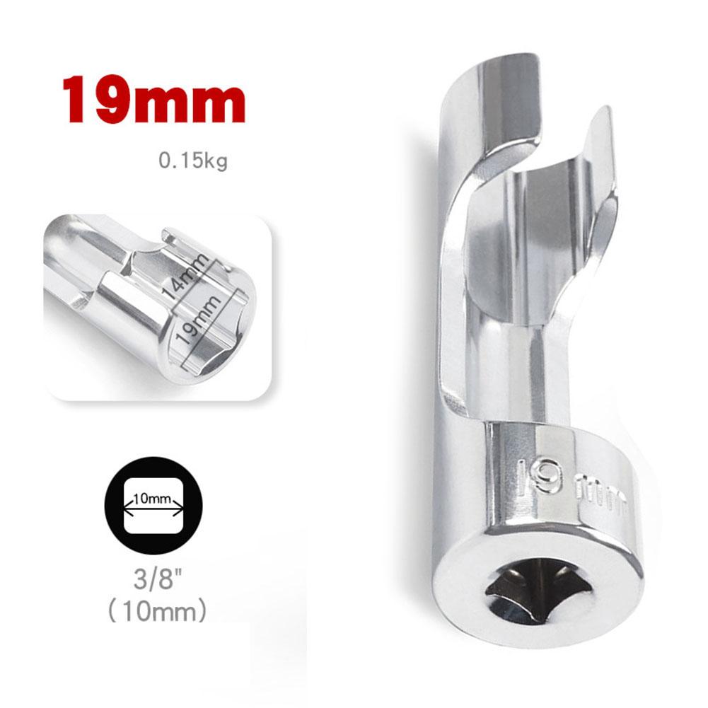 Fuel Line Socket Wrench 10-19mm Diesel Injector Fuel Line Socket Wrench Set Union Nut Socket For Elbow Nuts & Bolts Hand Tool