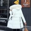 Parka Women Winter Coats Long Cotton Casual Fur Hooded Jackets Women Thick Warm Winter Parkas Female Overcoat Coat