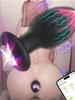 APP Controlled Anal Plug Vibrator, Anal Plug Vibrator with LED Light, Female G-spot Dildo Vibrator, Vaginal Masturbator, Anal Plug Adult Sex Toys
