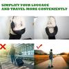 Travel Neck Pillow With Fillable Clothing U-Shaped Pillowcase Extra Storage Bag Velvet Neck Pillow Cover For Airplane Travel