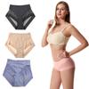 Medium Waist Women's Triangle Transparent Mesh Triangle High Elasticity Comfortable Ice Silk Women's Underwear Large Size Ultra-thin Panties