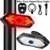 Universal Super Bright LED Headlight Bicycle Turn Signal Lamp Spotlights Waterproof Mountain Bike Lights Portable Rechargeable 32 LED