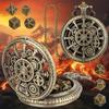 DND Dice Jewelry Pregnant Case Retro Creative Hollow Gear Thick Waist Chain Board Game