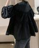 2023 Spring/Autumn Korean Style Sweet Loose Babydoll Puff Sleeve Shirt for Women